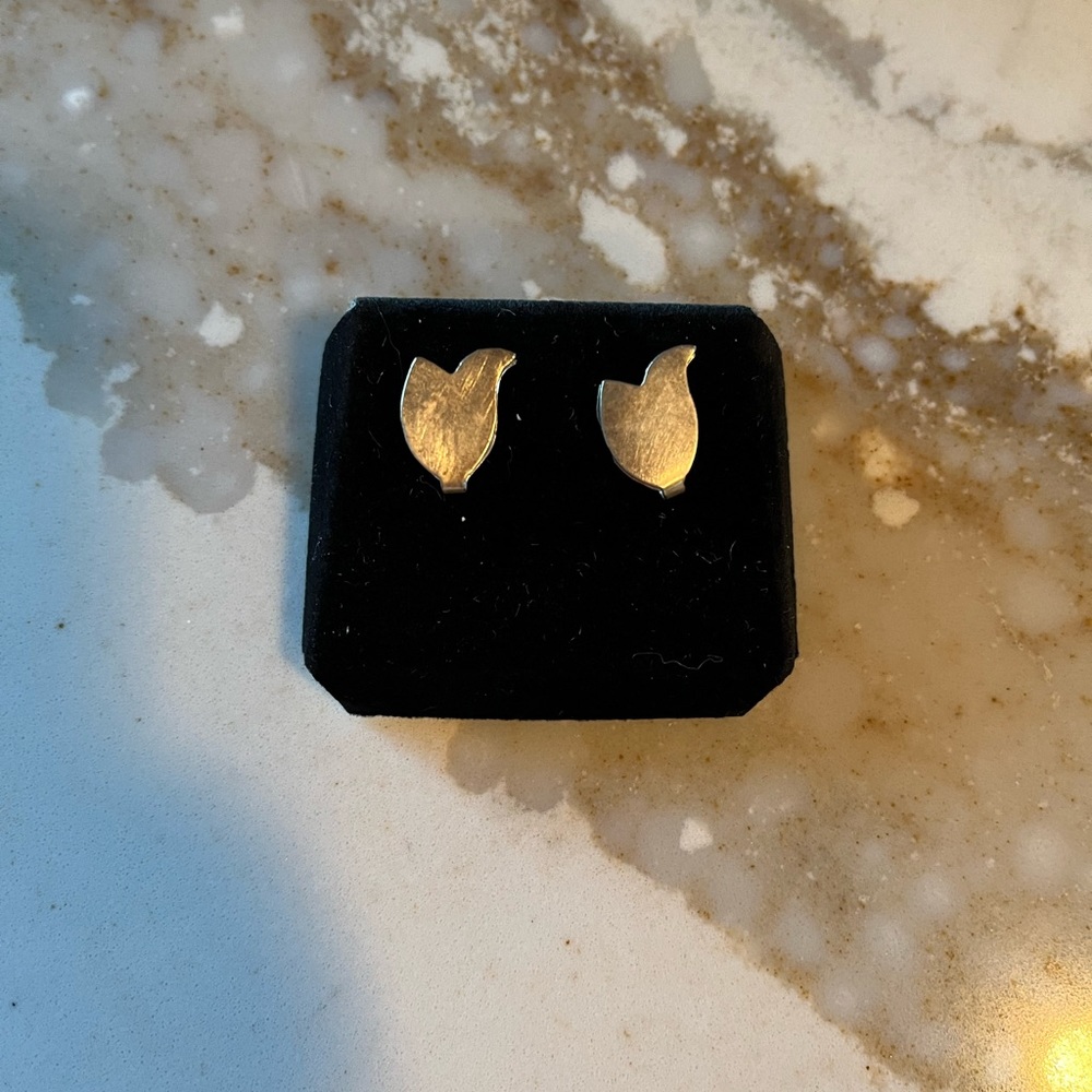 Sterling Tulip Earrings
